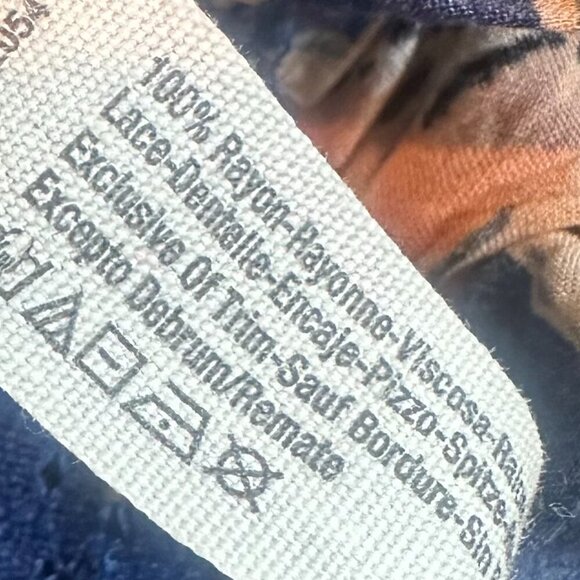 Intimately Free People Blue Floral Sleeveless Tunic Mini Dress Size XS Women's - Picture 10 of 11